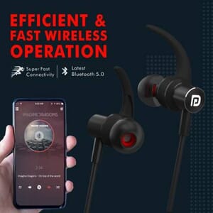 Portronics Harmonics 216 Bluetooth Headset Black